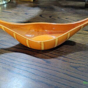 Vintage Hull 1950s Gondola Shaped Dish Tray Container